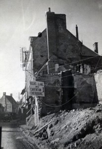 Bombing damage in Cherbourg July 1944