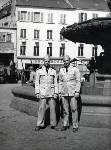 Joe Allen and Bob Tarr in Normandy