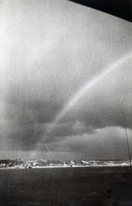 Rainbow over Omaha Beach