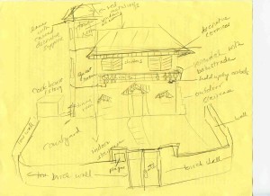 sketch of Jolly Grant House